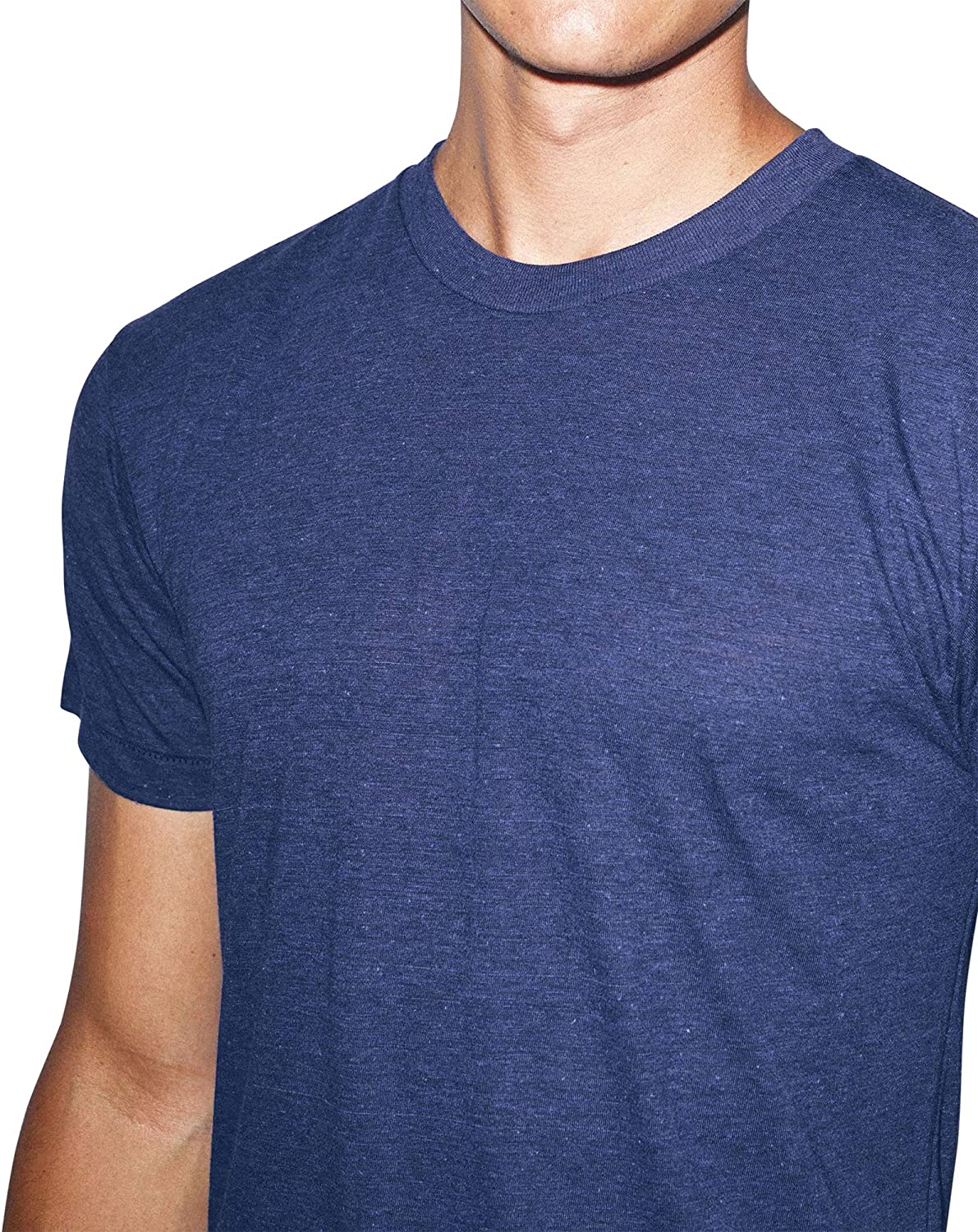American Apparel Tri-Blend Crewneck Short Sleeve Track T-Shirt， 2-Pack - Image 9